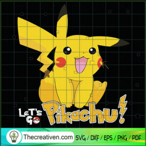 Let's Go Pikachu SVG, Pikachu SVG, Pokemon SVG - Premium &amp; Original SVG ...