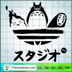 Spirited Away Adidas SVG, Bob Bergen Adidas SVG, Japan Adidas SVG