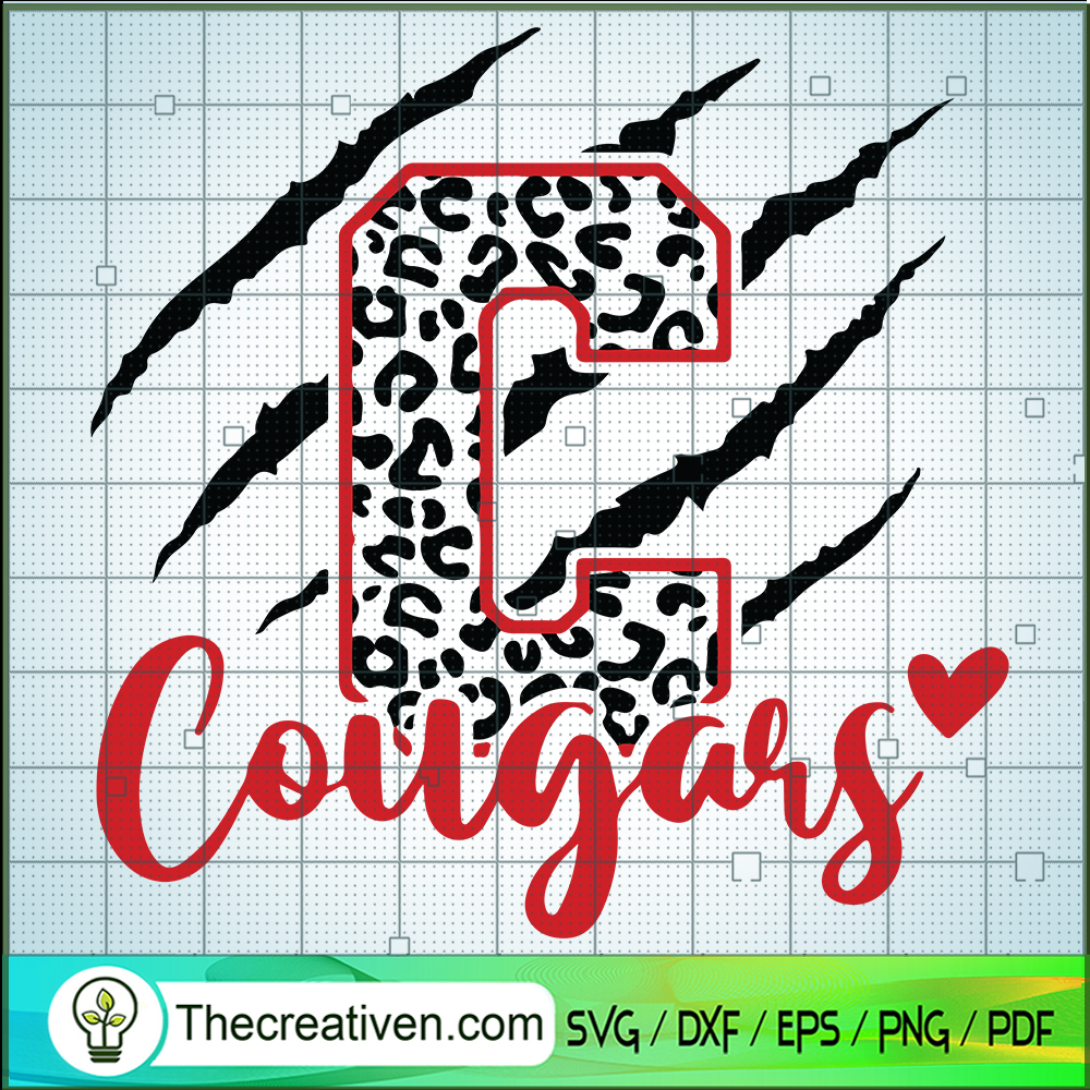Cougars Logo SVG, Sport Team Logo SVG, Sport SVG 6 Cougars Logo SVG, Sport Team Logo SVG, Sport SVG