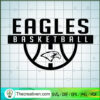 Eagles Basketball SVG, Basketball SVG, Sport SVG