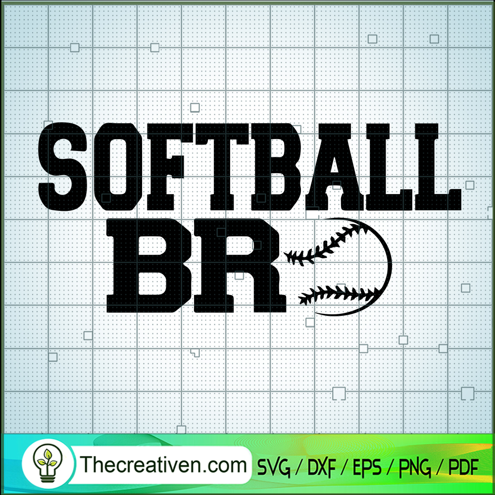 Softball Br SVG, Baseball SVG, Sport SVG 6 Softball Br SVG, Baseball SVG, Sport SVG