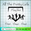 All The Pretty Girls SVG, Cheerleading Logo SVG, Baseball SVG 2 All The Pretty Girls SVG, Cheerleading Logo SVG, Baseball SVG