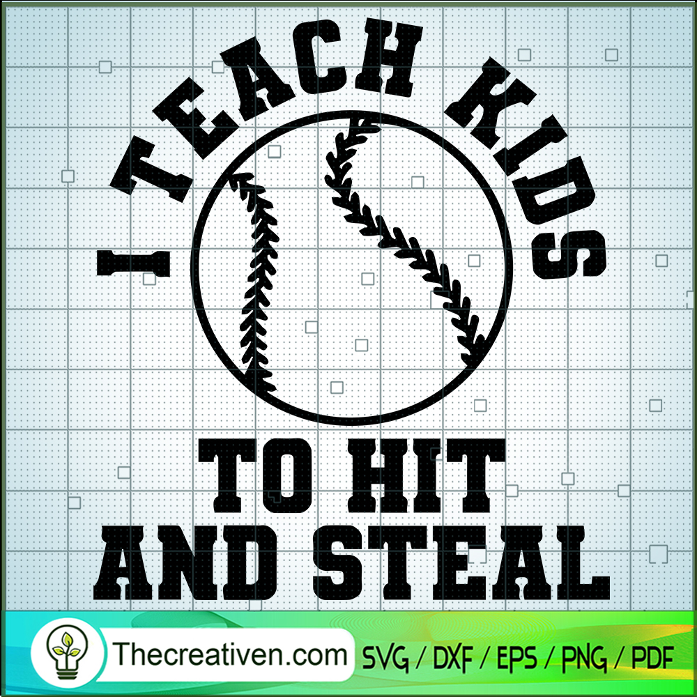 I Teach Kids SVG, Baseball SVG, Sport SVG 1 I Teach Kids SVG, Baseball SVG, Sport SVG